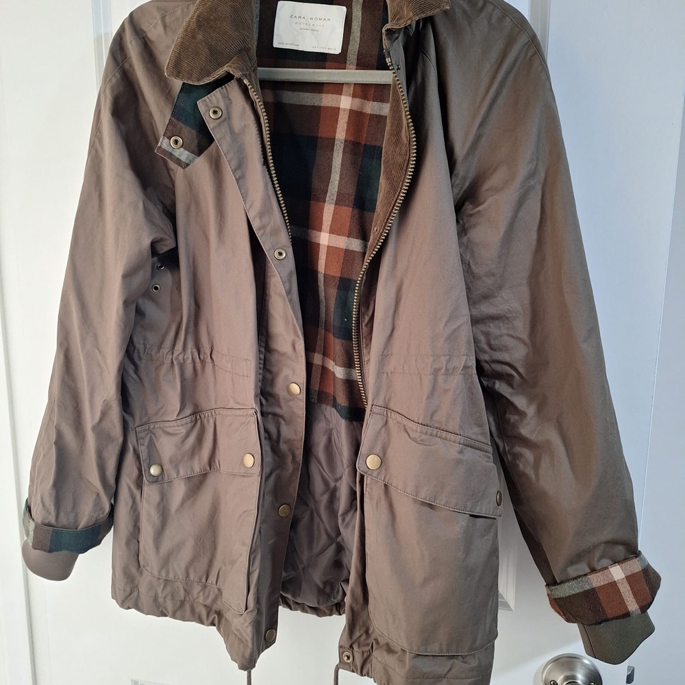Zara Brown Utility Jacket